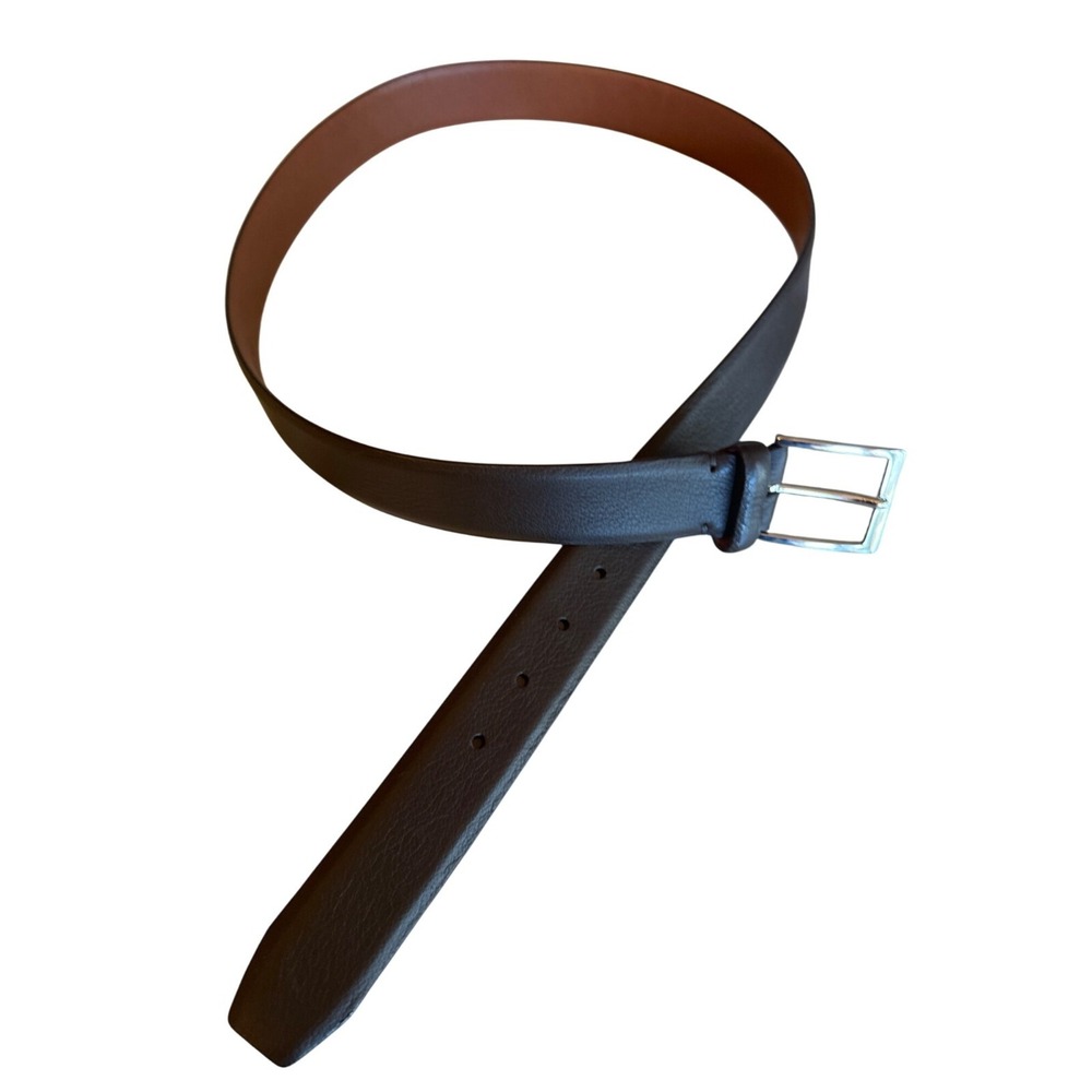 Fullum & Holt Mens Genuine Leather Belt Brown Size 38